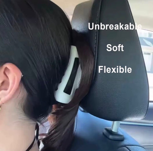 Flexible hair clip for comfort
